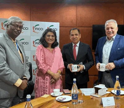 Courtesy Meeting Held Between Arab League Mission, IACCIA, and FICCI